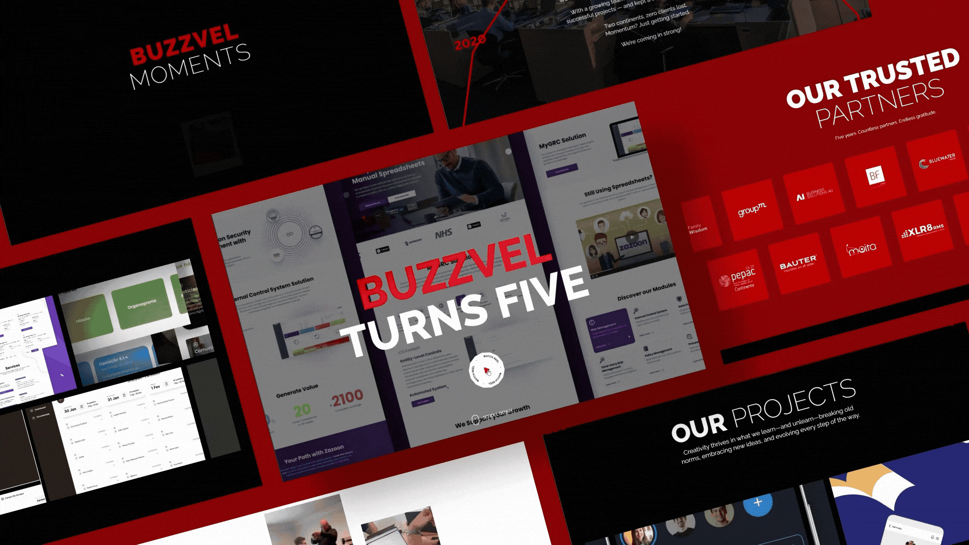Buzzvel Five Years project solutions