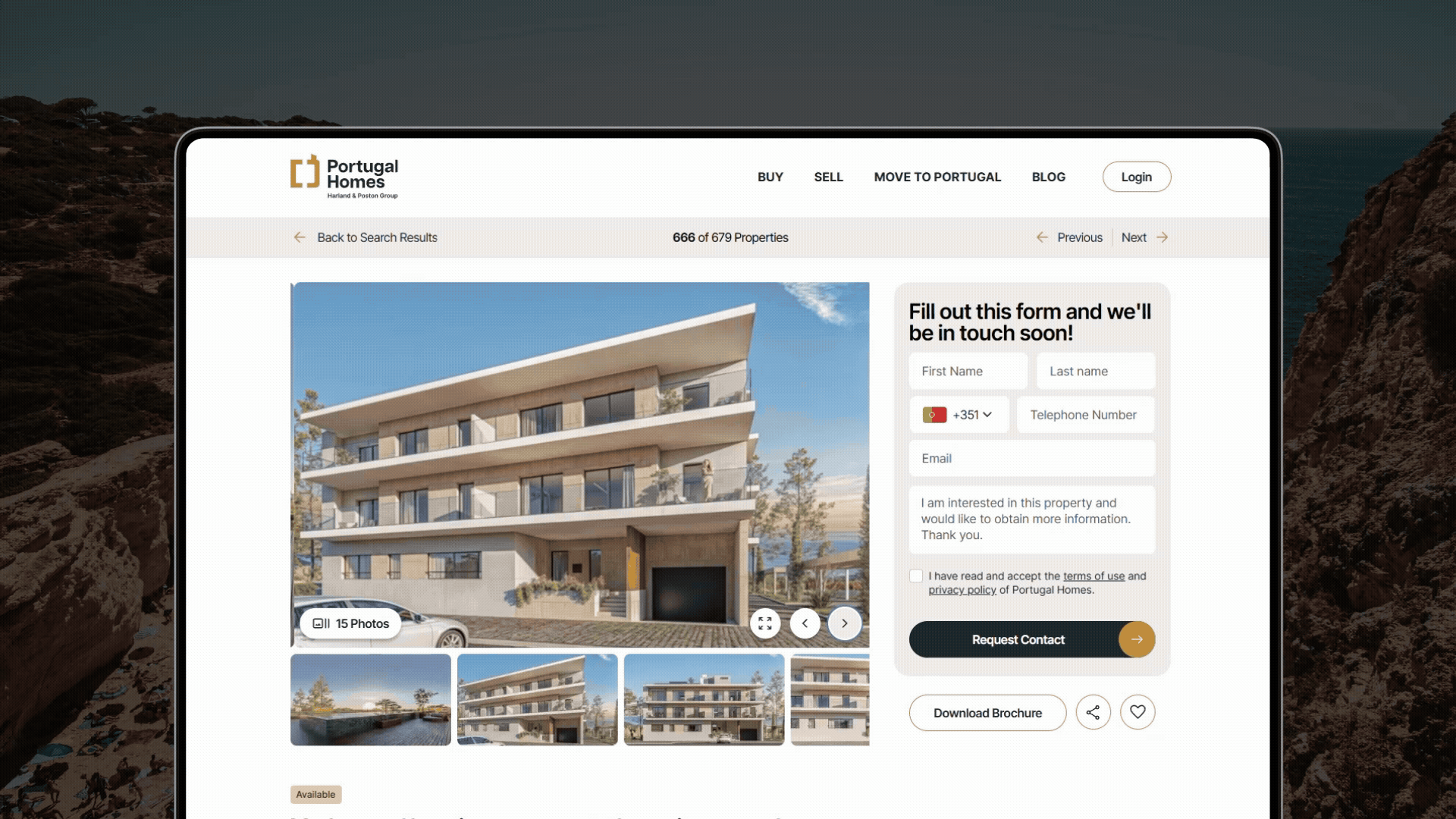 Portugal Homes project results