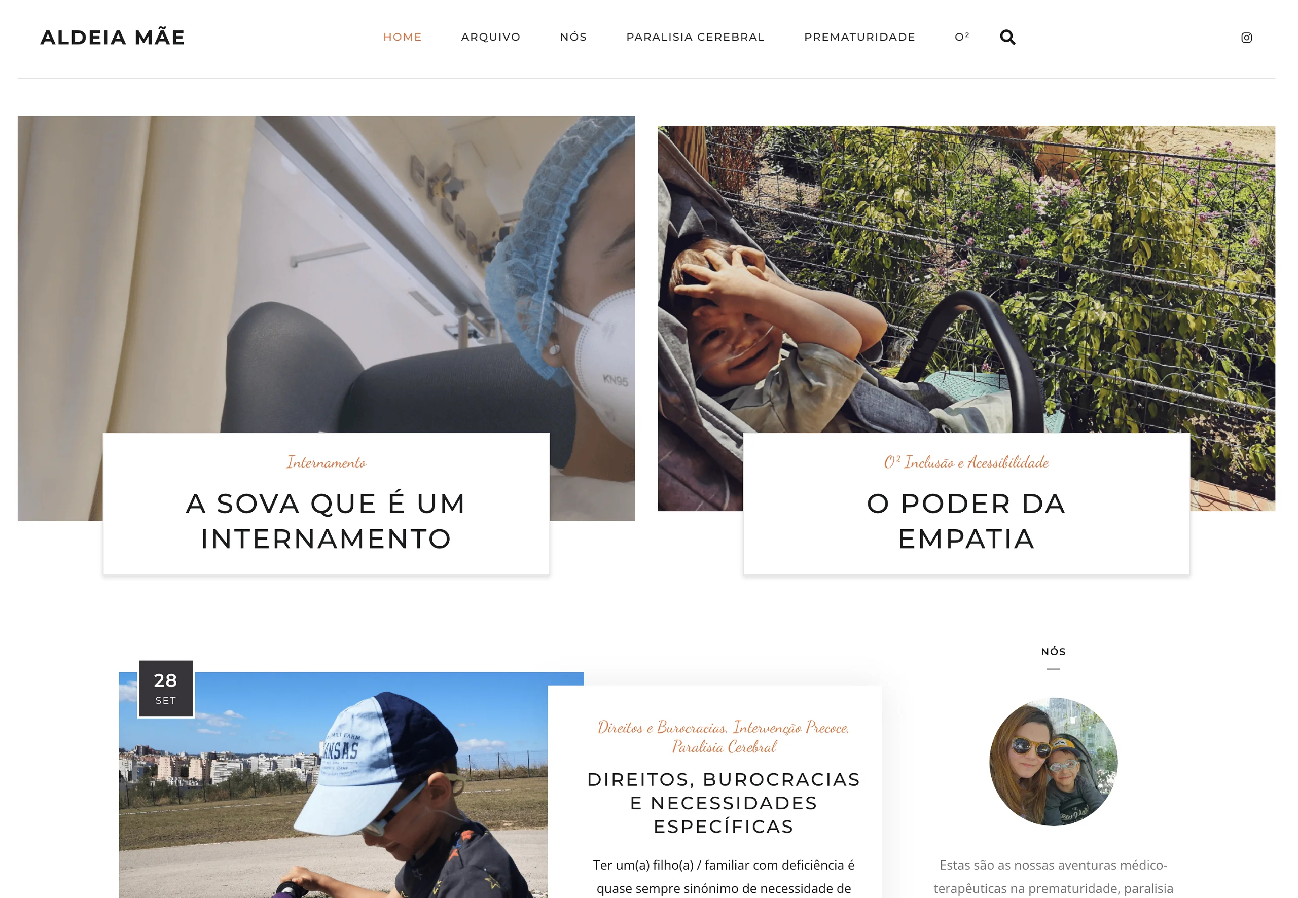 “Aldeia Mãe” blog is a safe haven for parents of children with specific needs